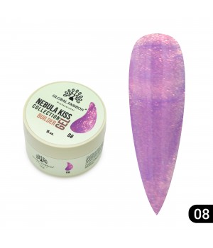 Гель Nebula Kiss Builder Gel, HEMA/TPO free 15мл, №08